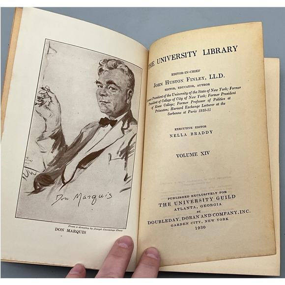 The University Library Hardback Vol. XIV Copyright 1926 John Huston Finley LLD - Picture 8 of 11